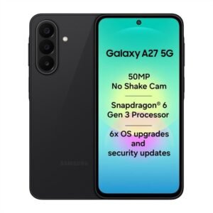 Samsung Galaxy A27 5G (Black, 6GB Memory 128GB Storage)