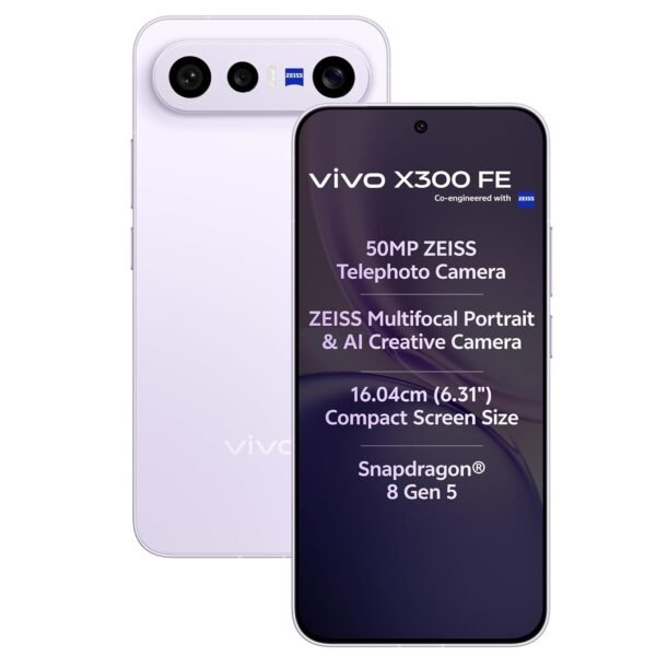 vivo X300 FE 5G (Lilac Purple, 12GB RAM, 256GB Storage)